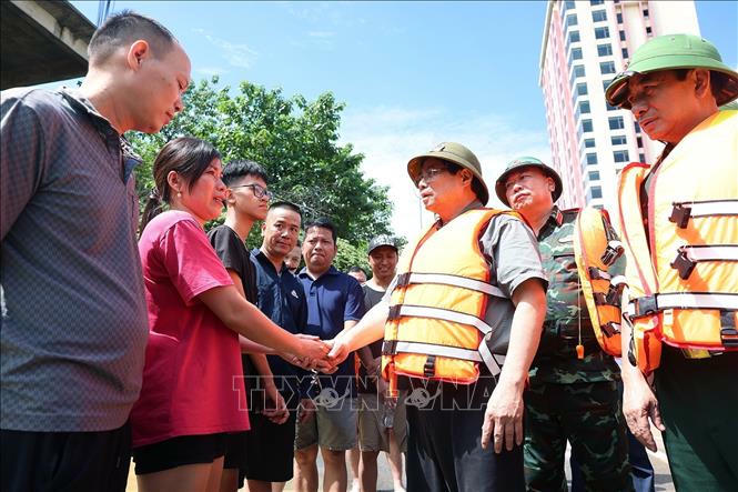 Thủ tướng Phạm Minh Ch&iacute;nh trực tiếp chỉ đạo cứu nạn v&agrave; khắc phục hậu quả lũ lụt tại Th&aacute;i Nguy&ecirc;n