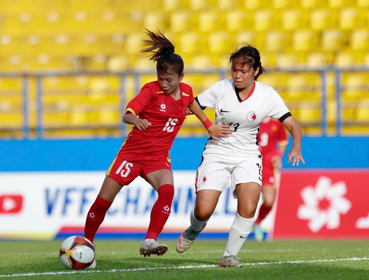 U17 nữ Việt Nam c&oacute; v&eacute; dự v&ograve;ng chung kết U17 Ch&acirc;u &Aacute;