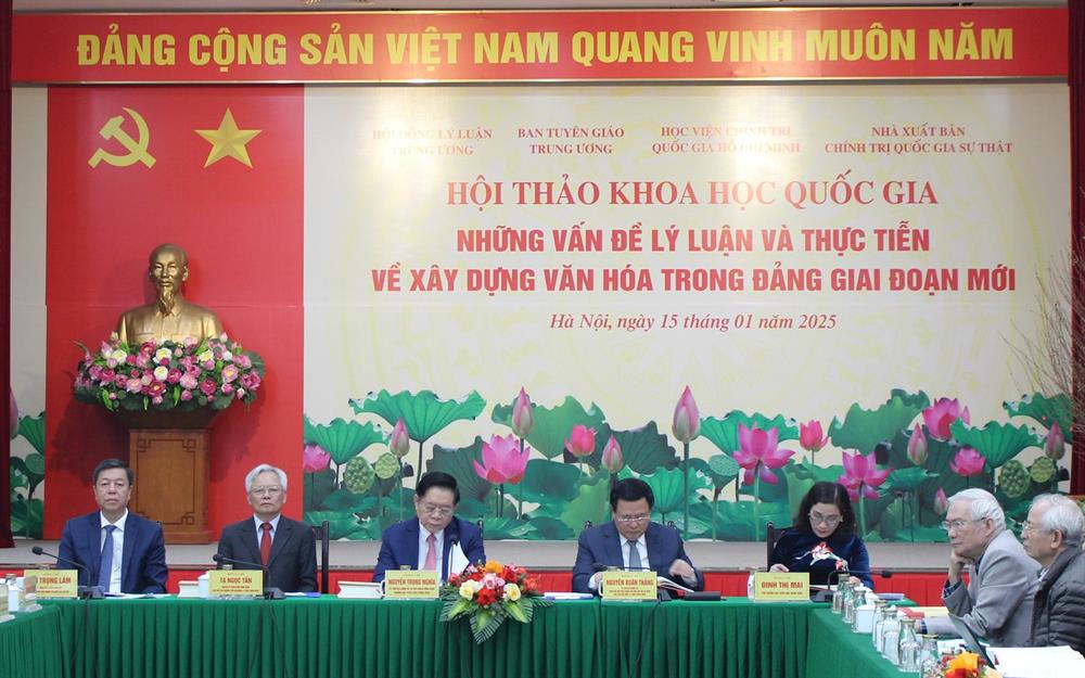 Tầm quan trọng của văn hóa Đảng trong kỷ nguyên mới: Bài 1 - Hành trình gần 1 thế kỷ xây dựng văn hóa trong Đảng Hội thảo khoa học quốc gia những vấn đề lý luận và thực tiễn về xây dựng văn hóa trong Đảng trong giai đoạn mới diễn ra vào tháng 01/2025. (Nguồn: hcma.vn)