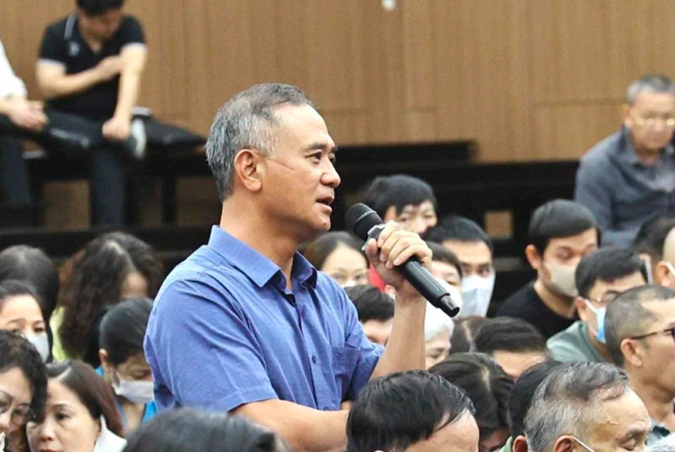 Ông Ngô Ngọc Đức, cựu Bí thư Thành ủy TP Hòa Bình (cũ), tại phiên tòa (Ảnh: Giang Long). Ông Ngô Ngọc Đức, cựu Bí thư Thành ủy TP Hòa Bình (cũ), tại phiên tòa (Ảnh: Giang Long).