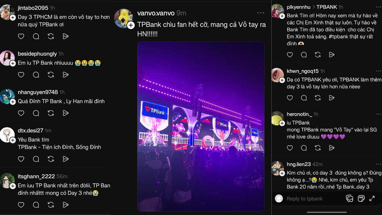 “Em Xinh Say App Đỉnh” giúp TPBank tăng tốc: Thương hiệu chạm cảm xúc, kinh doanh bứt phá Với chiến dịch “Em Xinh Say App Đỉnh”, TPBank khuyến khích người dùng chia sẻ trải nghiệm thật, cảm xúc thật.