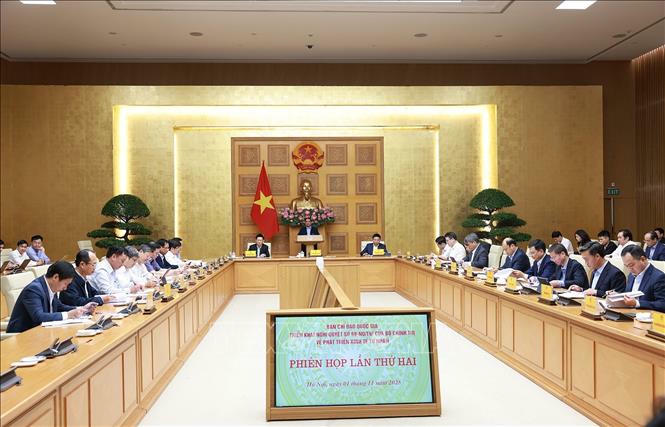 Phi&ecirc;n họp lần thứ 2 của Ban Chỉ đạo ph&aacute;t triển kinh tế tư nh&acirc;n. Ảnh: Dương Giang/TTXVN