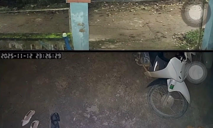 Người d&acirc;n ở H&agrave; Nội cảm nhận rung lắc nhẹ v&agrave;o khoảng 23h26 ng&agrave;y 12/11. (Ảnh: Chụp m&agrave;n h&igrave;nh)