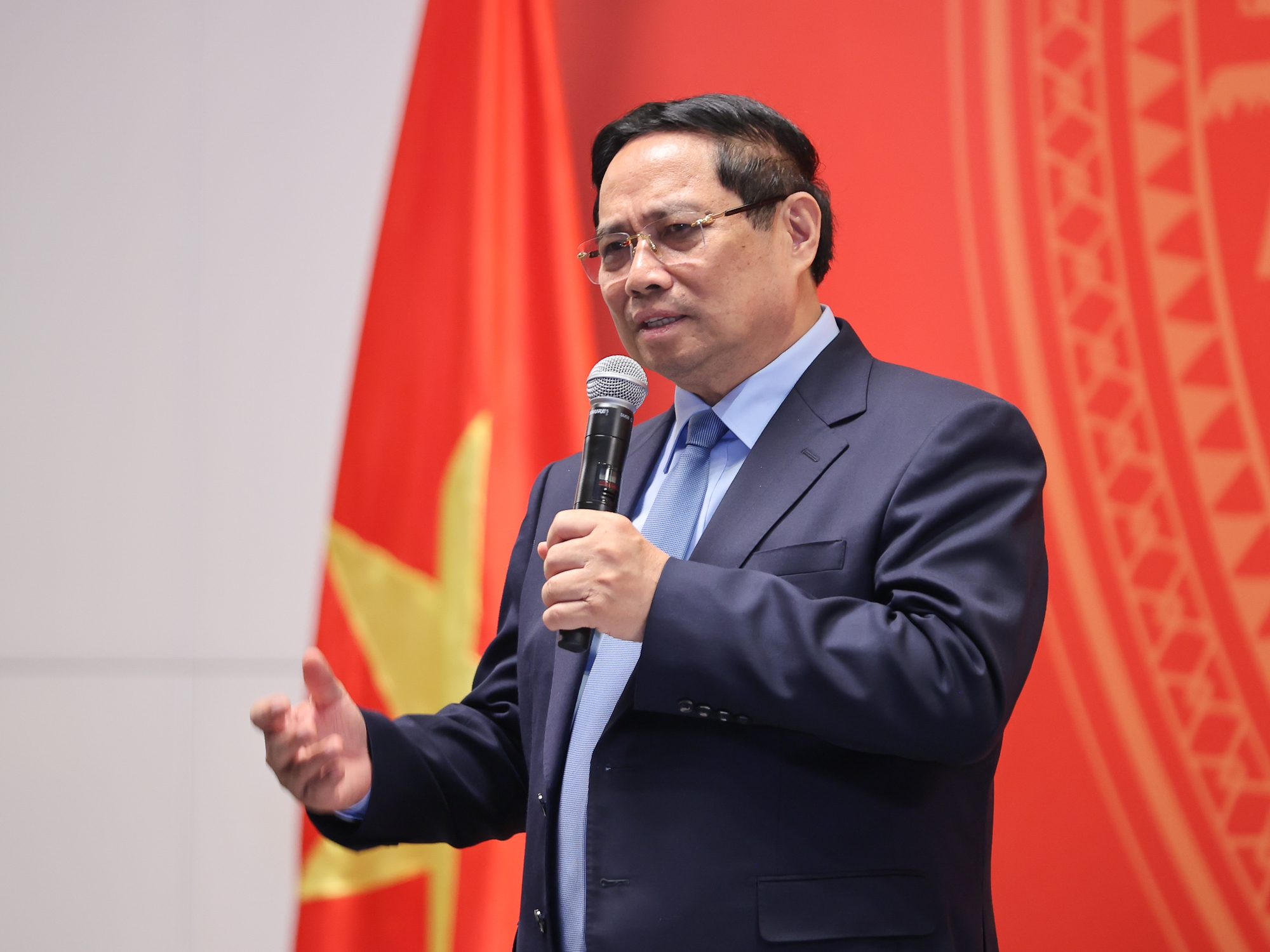 Thủ tướng nhấn mạnh chuyến thăm lần n&agrave;y c&oacute; &yacute; nghĩa quan trọng trong bối cảnh Việt Nam-Kuwait c&oacute; quan hệ hữu nghị tốt đẹp v&agrave; hợp t&aacute;c hiệu quả - Ảnh: VGP/Nhật Bắc