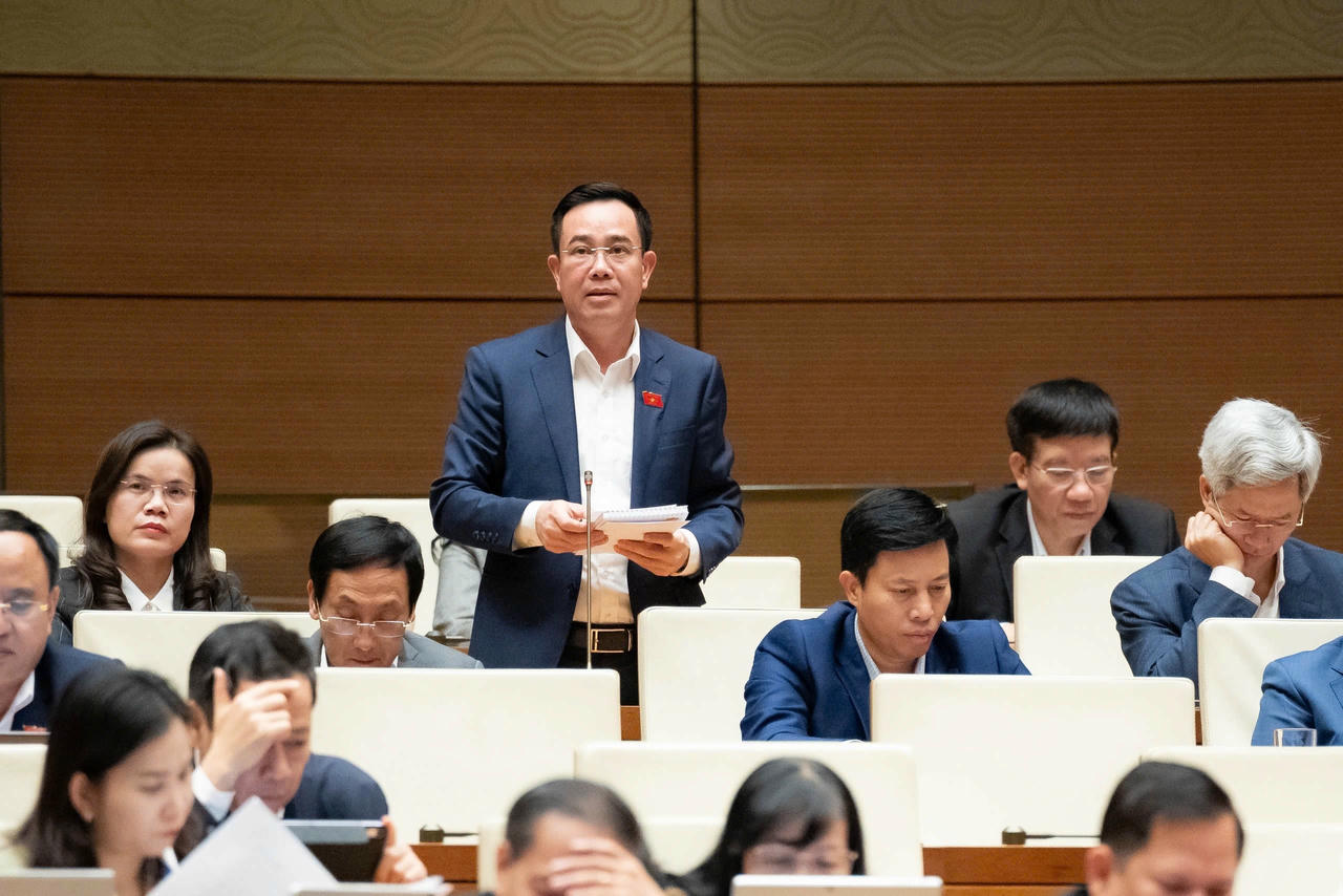 Đại biểu Nguyễn Văn Huy.   (Ảnh: quochoi.vn)