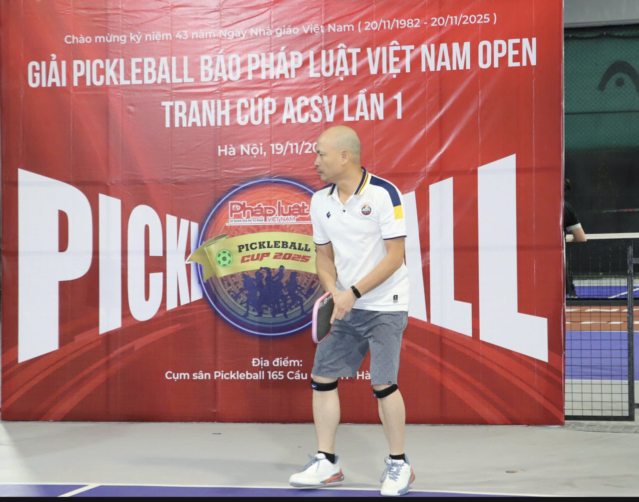 S&ocirc;i nổi Giải Pickleball B&aacute;o Ph&aacute;p luật Việt Nam Open - C&uacute;p ACSV lần thứ nhất, năm 2025