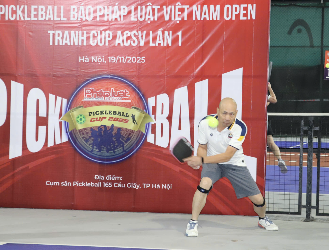 S&ocirc;i nổi Giải Pickleball B&aacute;o Ph&aacute;p luật Việt Nam Open - C&uacute;p ACSV lần thứ nhất, năm 2025