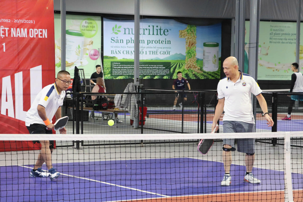 S&ocirc;i nổi Giải Pickleball B&aacute;o Ph&aacute;p luật Việt Nam Open - C&uacute;p ACSV lần thứ nhất, năm 2025