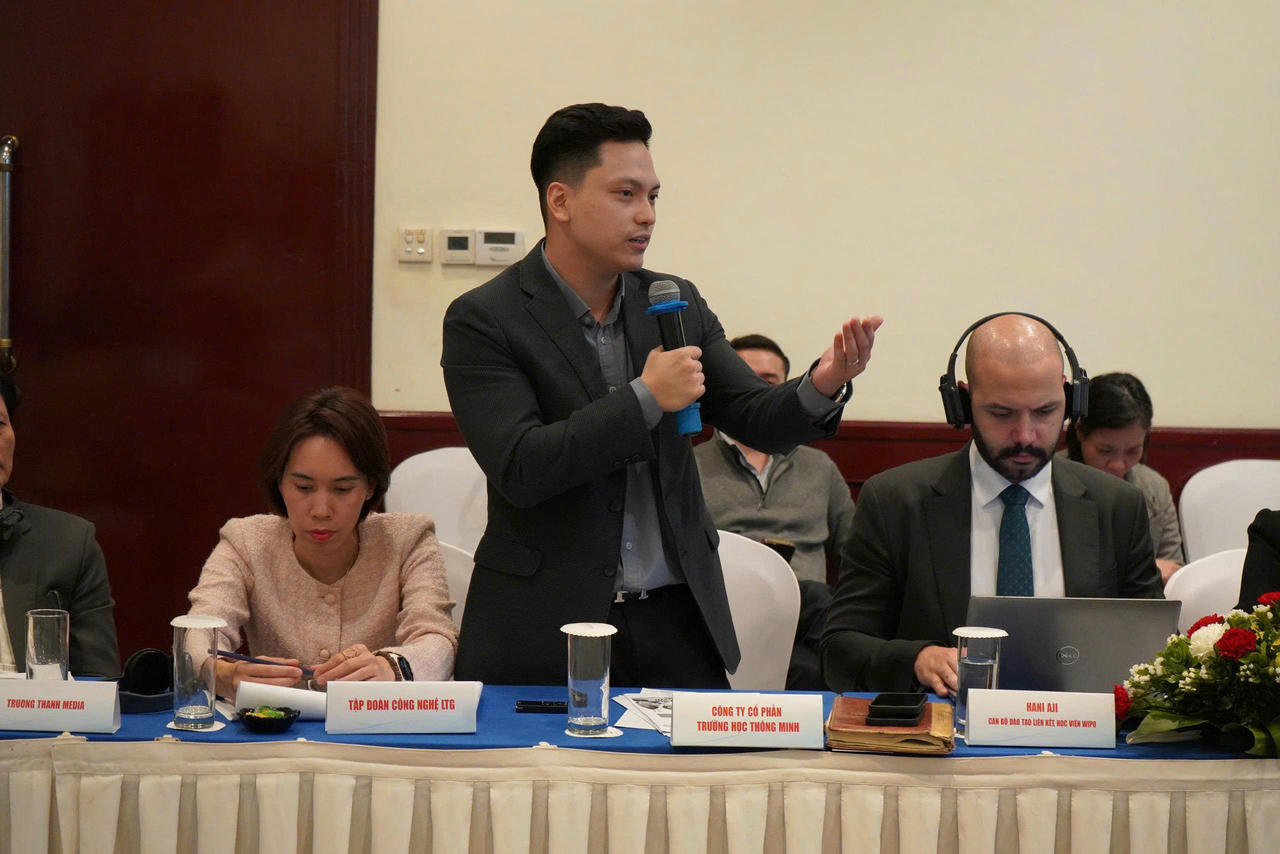 Đại biểu ph&aacute;t biểu tại sự kiện