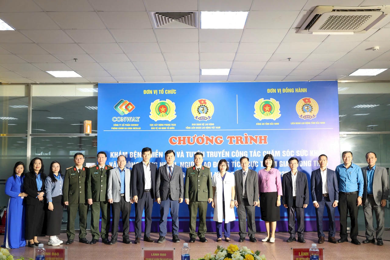 Kh&aacute;m bệnh miễn ph&iacute; cho 15.000 c&ocirc;ng nh&acirc;n tại 7 tỉnh, th&agrave;nh