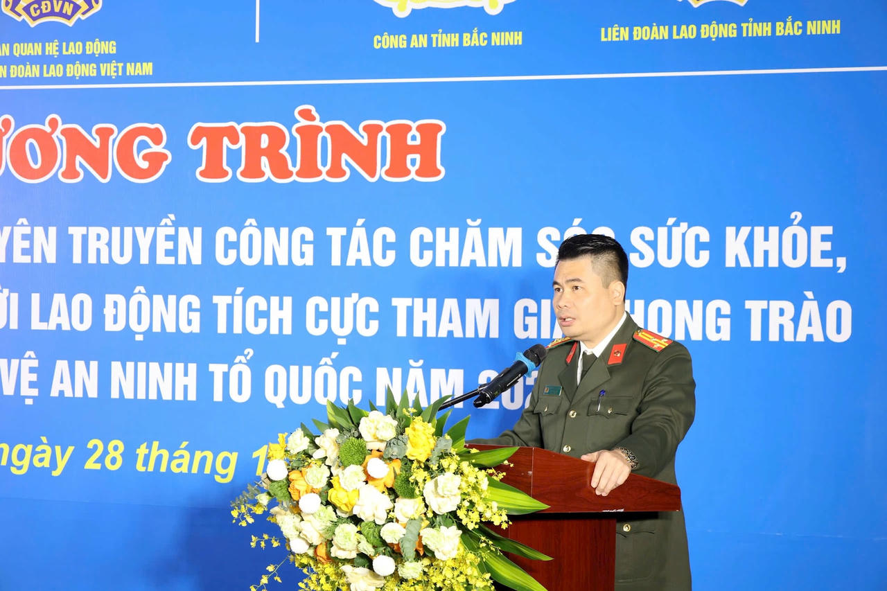 Thượng t&aacute; Nguyễn Thế Nam - Trưởng ph&ograve;ng C&ocirc;ng t&aacute;c d&acirc;n vận, Cục X&acirc;y dựng phong tr&agrave;o bảo vệ ANTQ - Bộ C&ocirc;ng an.