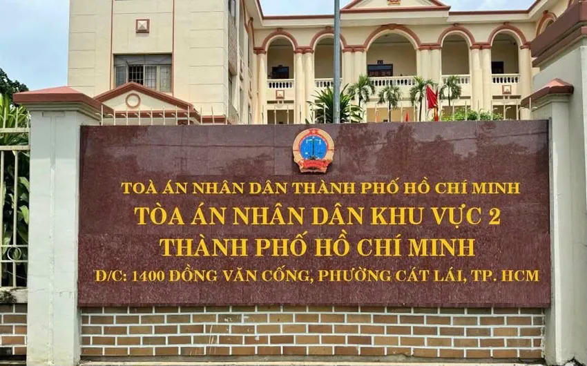 T&ograve;a &aacute;n nh&acirc;n d&acirc;n TP. Thủ Đức (Nay l&agrave; TAND khu vực 2 TP. Hồ Ch&iacute; Minh)