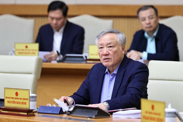 Ph&oacute; Thủ tướng Thường trực Ch&iacute;nh phủ Nguyễn H&ograve;a B&igrave;nh ph&aacute;t biểu - Ảnh: VGP/Nhật Bắc