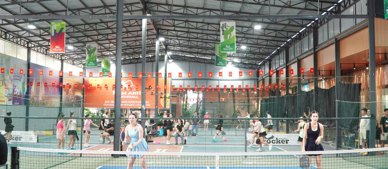 Giải Pickleball mở rộng Tranh c&uacute;p Nam Anh 2025 hứa hẹn mang đến những trận tranh t&agrave;i kịch t&iacute;nh (Ảnh: Kh&aacute;nh Thuỳ).&amp;amp;nbsp;