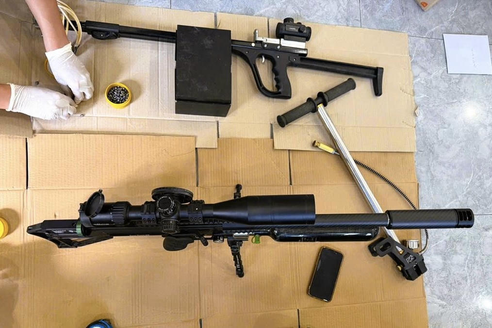 Khẩu s&uacute;ng cơ quan c&ocirc;ng an thu giữ