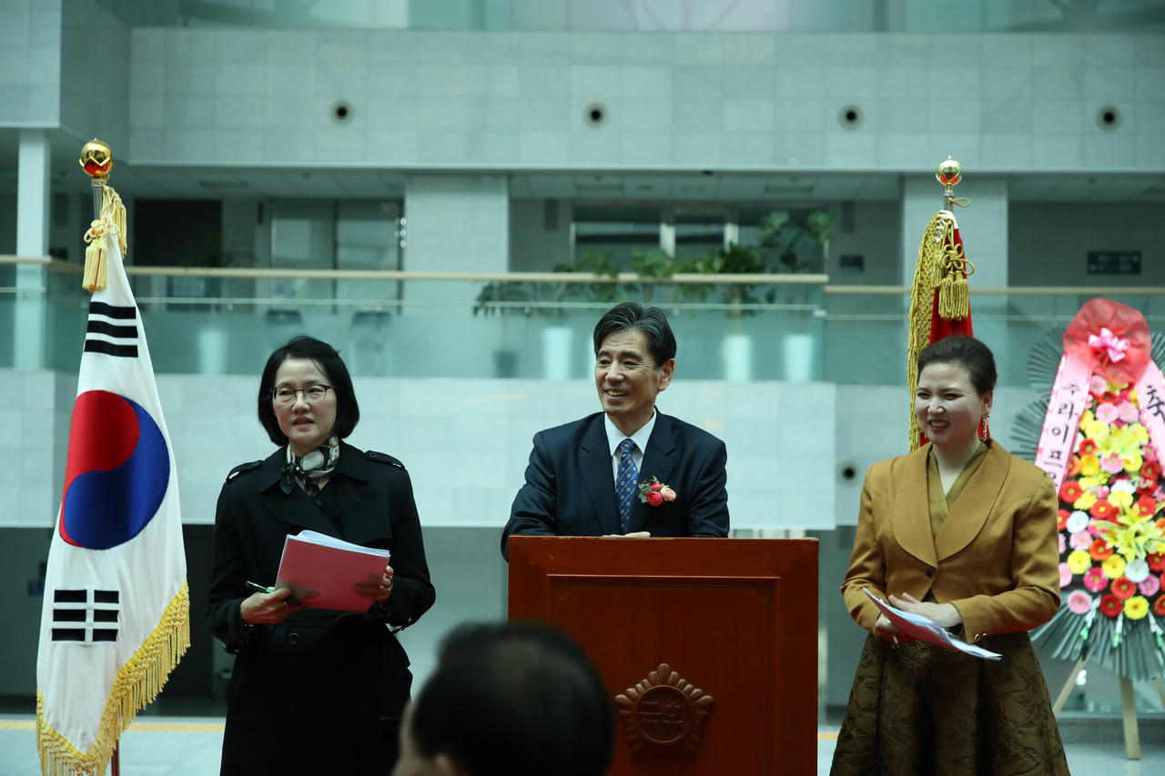 &Ocirc;ng Kwon Sung- Taek, Chủ tịch Koveca phát bi&ecirc;̉u