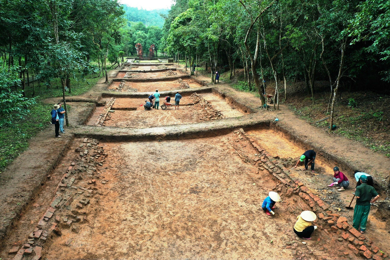Diện mạo &ldquo;con đường thi&ecirc;ng&rdquo; độc nhất dẫn v&agrave;o th&aacute;nh địa Mỹ Sơn.
