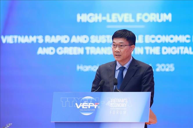 Ph&oacute; Chủ tịch Quốc hội Vũ Hồng Thanh ph&aacute;t biểu. Ảnh: Dương Giang/TTXVN