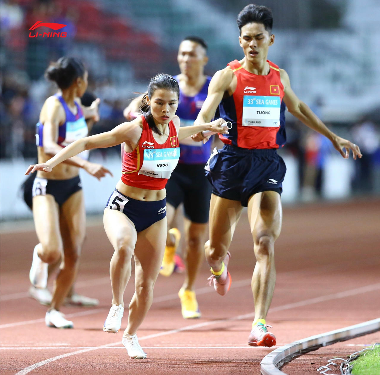 VĐV Nguyễn Thị Ngọc đ&oacute;ng g&oacute;p 3 HCV cho điền kinh Việt Nam tại SEA Games 33