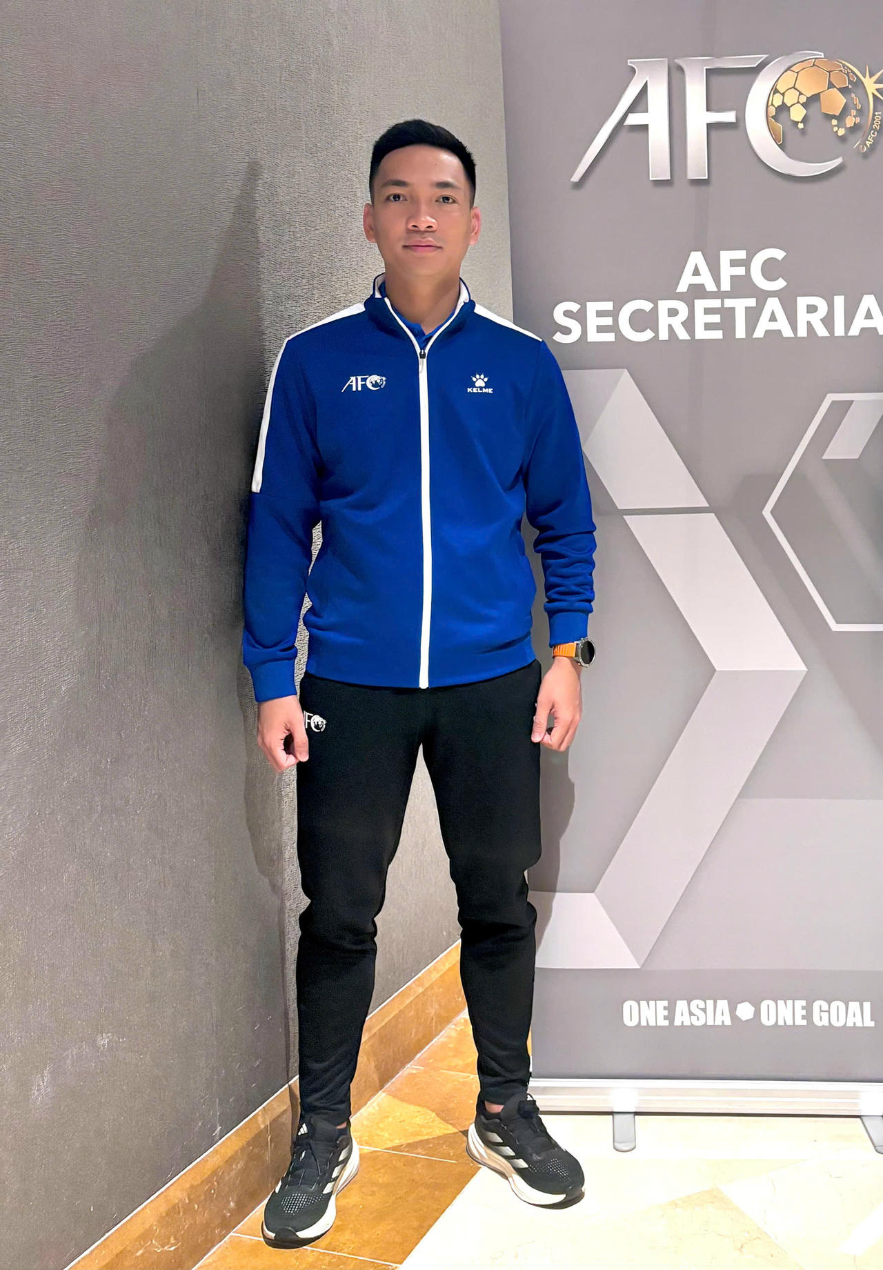 Trọng t&agrave;i trẻ Đỗ Kh&aacute;nh Nam (Ảnh VFF)