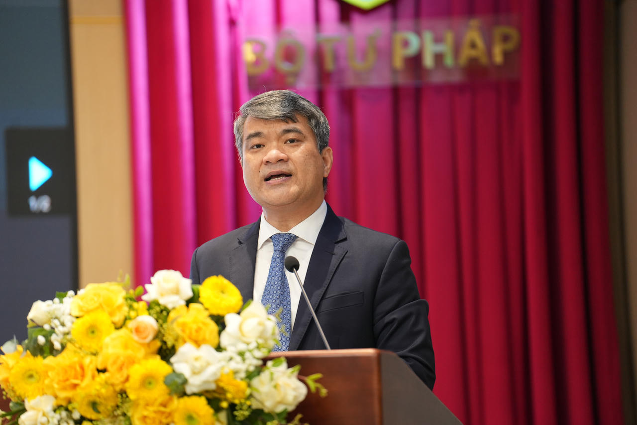 Thứ trưởng Nguyễn Thanh T&uacute; ph&aacute;t biểu kết luận Hội nghị.