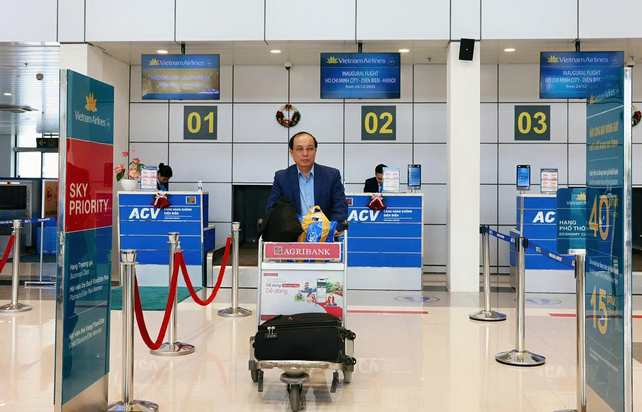 Đường bay TP.HCM &ndash; Điện Bi&ecirc;n được Vietnam Airlines khai th&aacute;c với tần suất hai chuyến mỗi tuần.