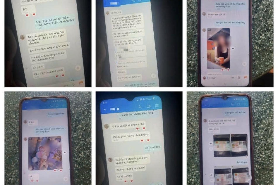 Tin nhắn trao đổi giữa anh T v&agrave; nick Zalo ảo dụ dỗ qua Campuchia.