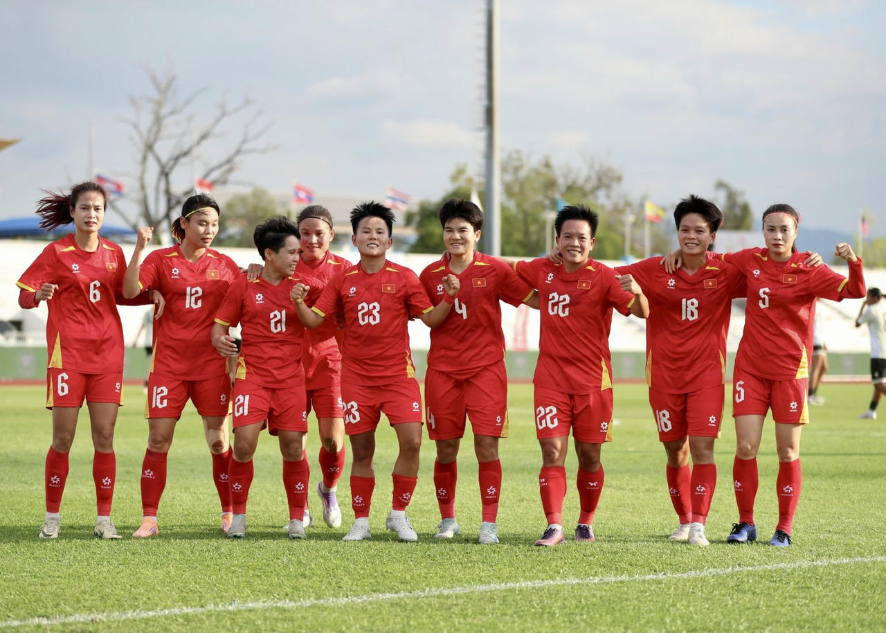 Đội tuyển nữ Việt Nam đ&atilde; c&oacute; một kỳ SEA Games 33 ấn tượng với người h&acirc;m mộ b&oacute;ng đ&aacute; (Ảnh: VFF)