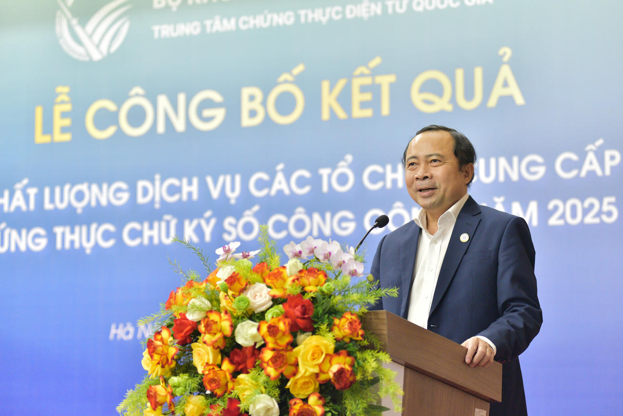 Thứ trưởng Thường trực Vũ Hải Qu&acirc;n ph&aacute;t biểu tại buổi Lễ.