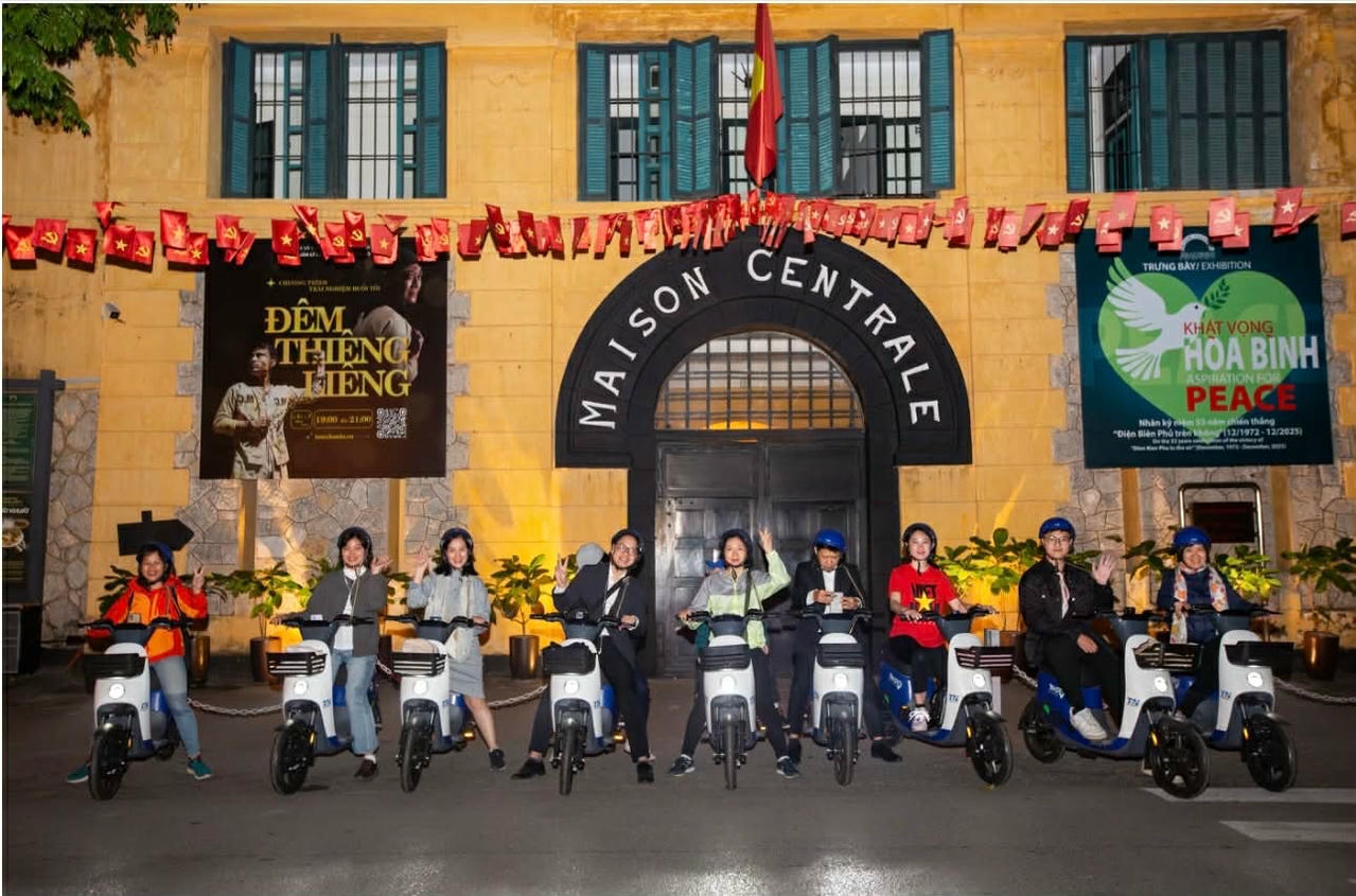 H&agrave;nh tr&igrave;nh trải nghiệm tour đ&ecirc;m mới của th&agrave;nh phố H&agrave; Nội với t&ecirc;n gọi &ldquo;H&agrave; Nội Đẹp Sound&rdquo;.