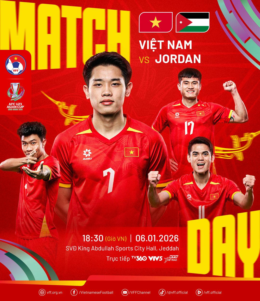 U23 Việt Nam thắng Jordan 2-0