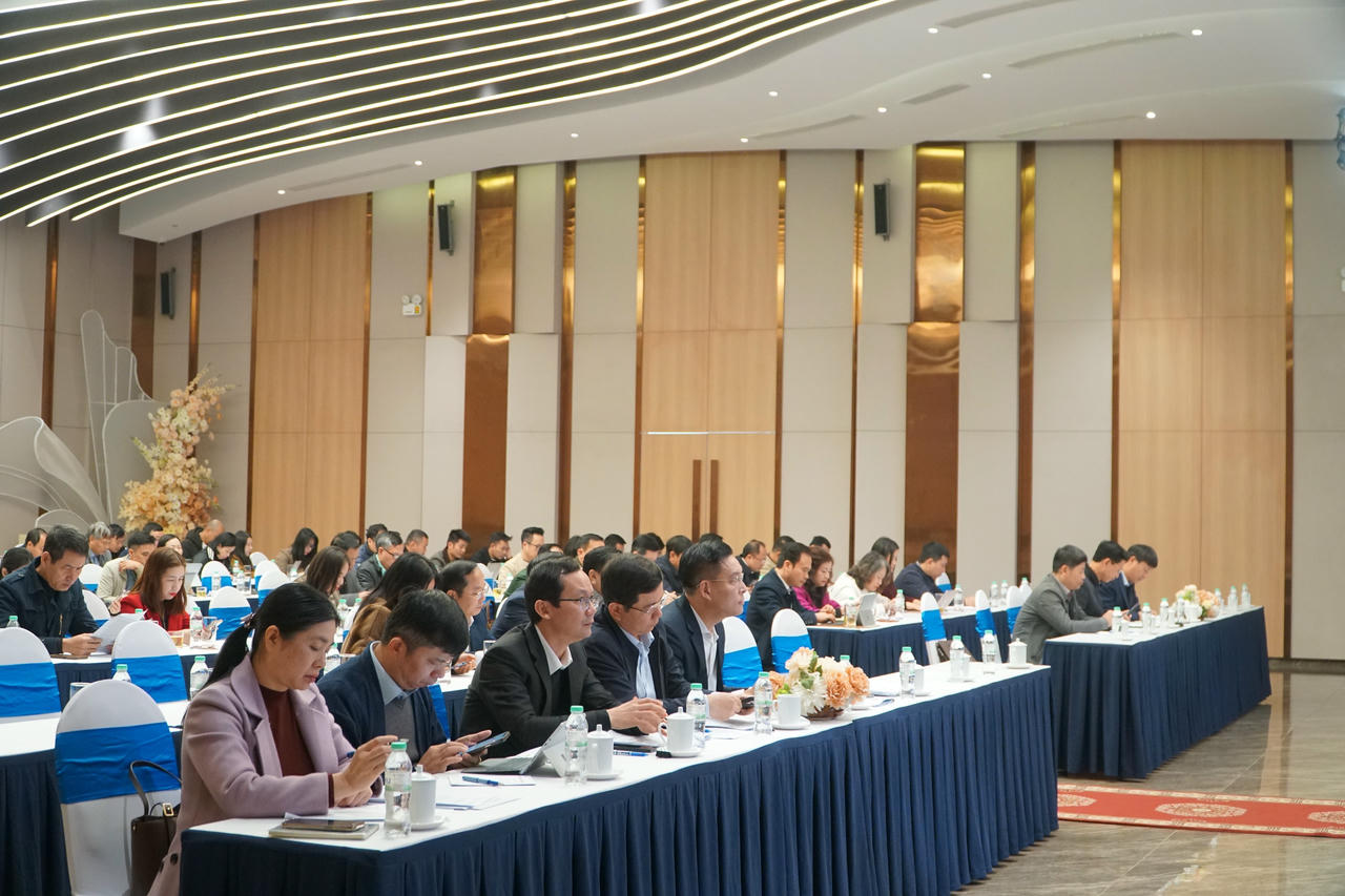 Đại diện c&aacute;c Sở, ng&agrave;nh v&agrave; cơ quan b&aacute;o ch&iacute; tham dự Họp b&aacute;o. Ảnh: Tuyết Lan