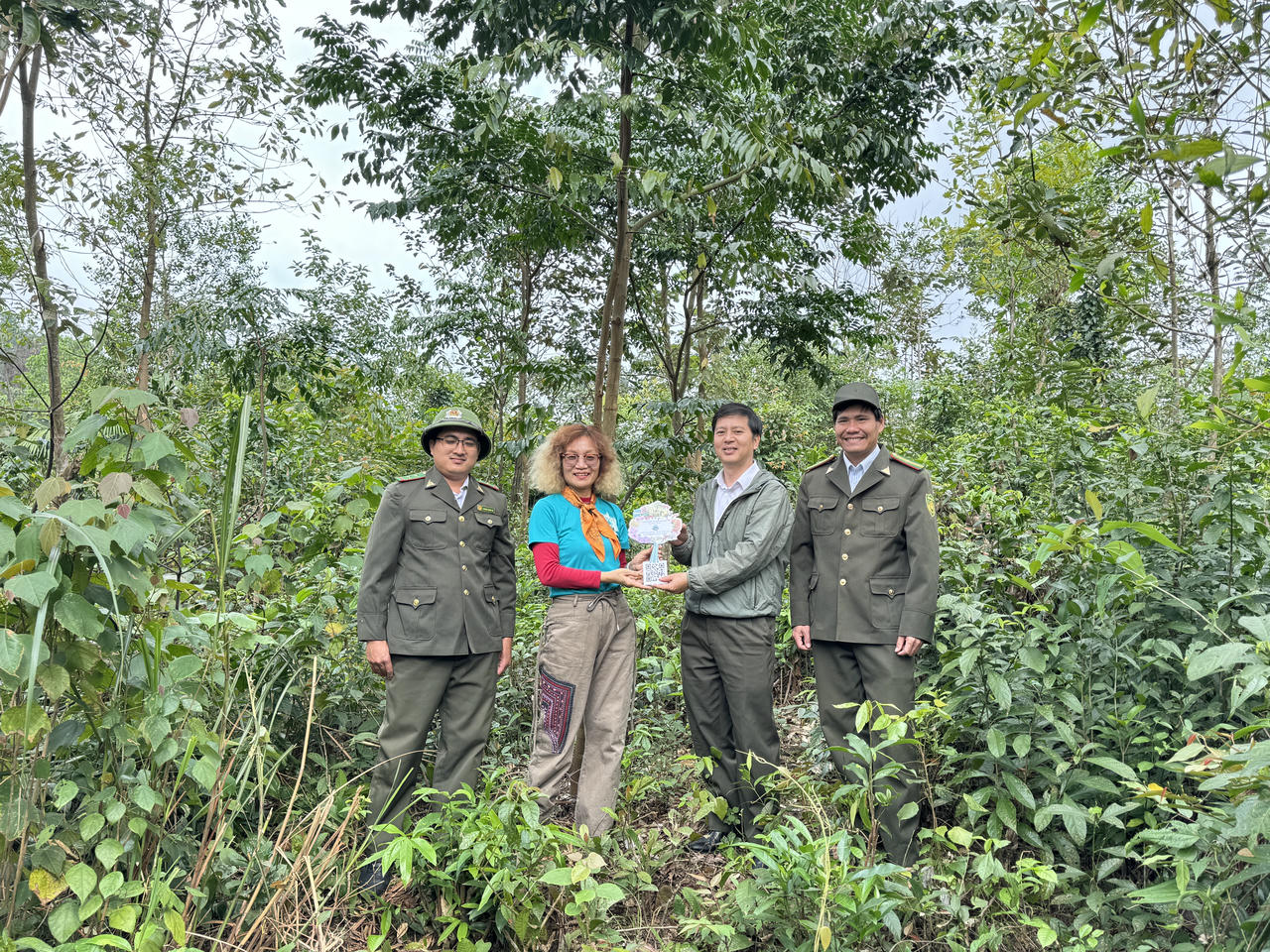 Cuối năm 2025, Gaia đ&atilde; tổ chức nghiệm thu c&aacute;c khu rừng trồng tại Vườn Quốc gia Xu&acirc;n Li&ecirc;n (Thanh H&oacute;a), đ&aacute;nh dấu một cột mốc quan trọng trong h&agrave;nh tr&igrave;nh phục hồi rừng đầu nguồn tại khu vực n&agrave;y.