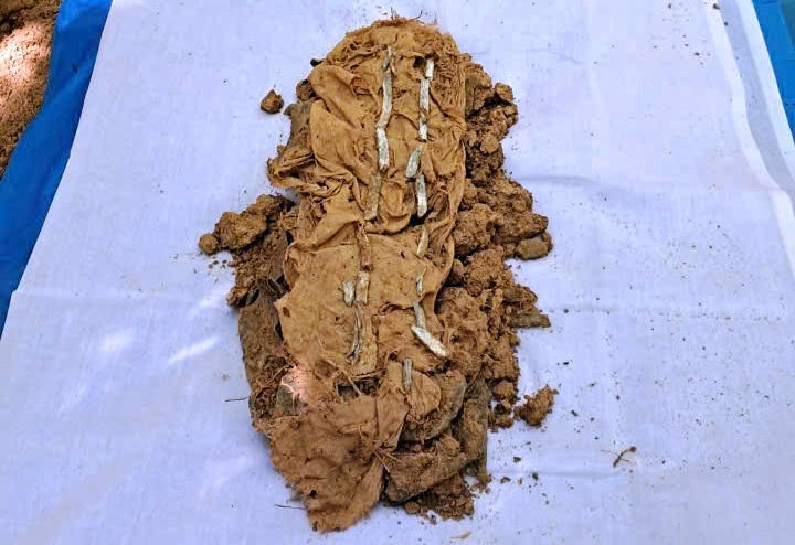 Phần h&agrave;i c&oacute;t liệt sĩ được t&igrave;m thấy.&amp;amp;nbsp;