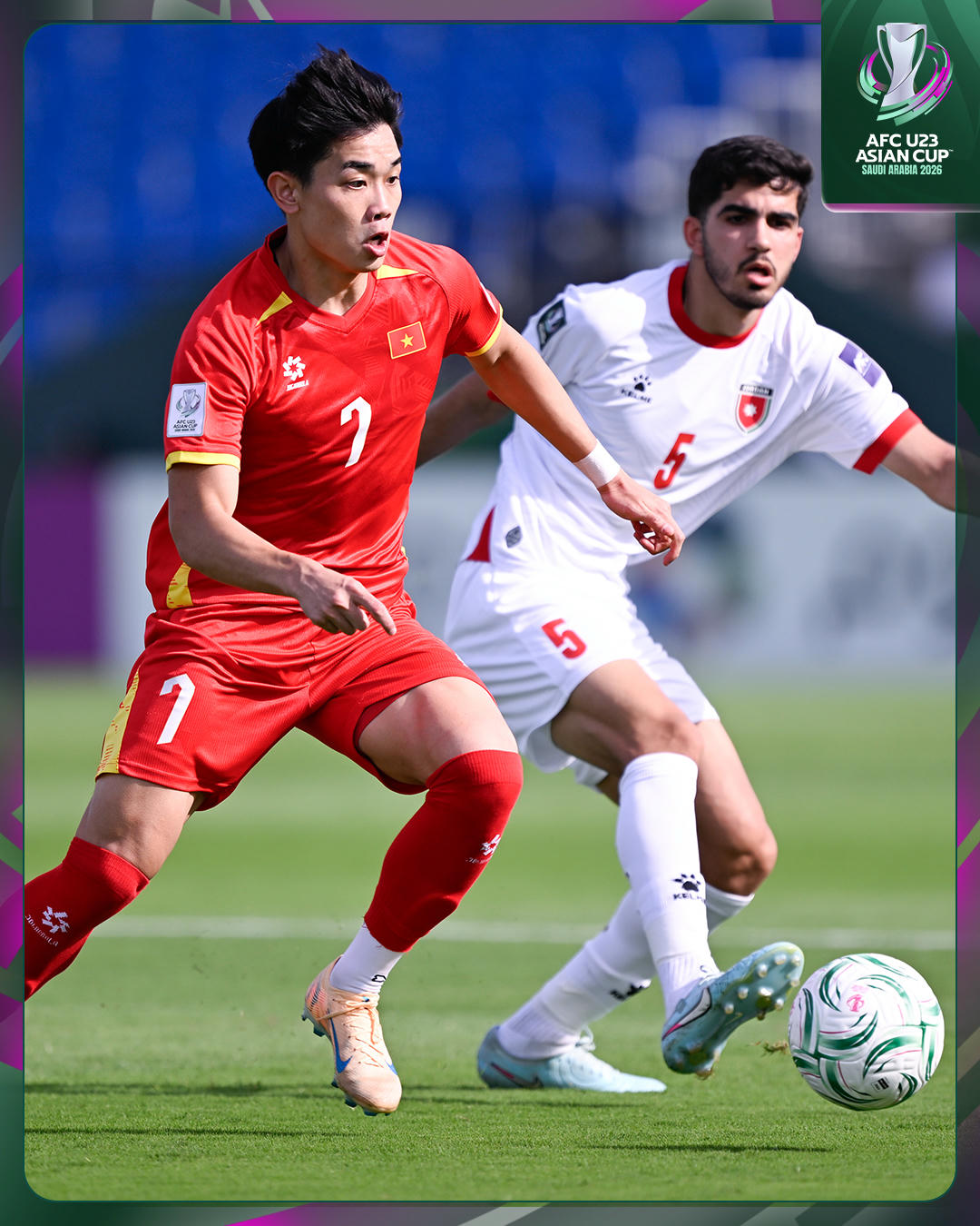 Đ&igrave;nh Bắc lu&ocirc;n g&acirc;y sức &eacute;p cho đối thủ Jordan (Ảnh AFC)