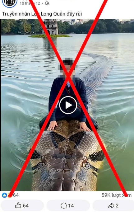 Video sử dụng AI c&oacute; nội dung sai sự thật