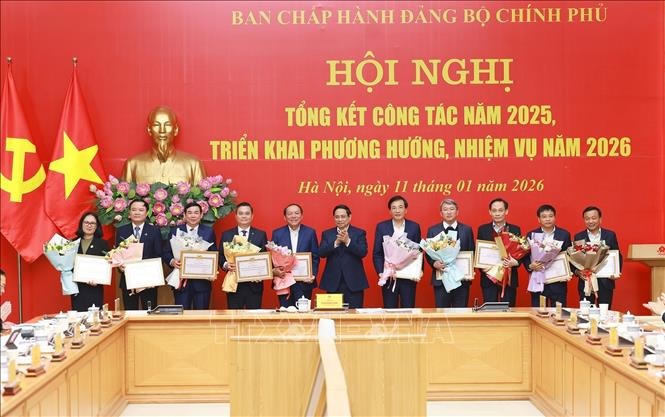 Hội nghị triển khai nhiệm vụ năm 2026 của Ban Chấp hành Đảng bộ Chính phủ