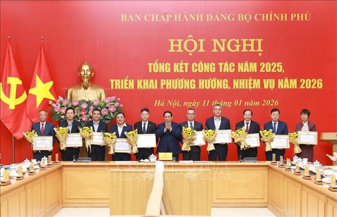 Hội nghị triển khai nhiệm vụ năm 2026 của Ban Chấp hành Đảng bộ Chính phủ