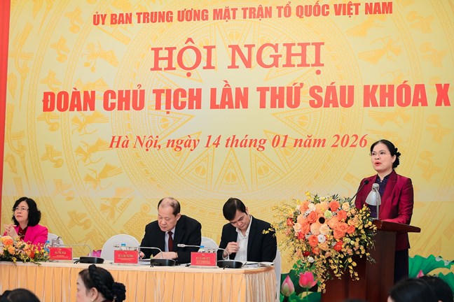 Khai mạc Hội nghị Đoàn Chủ tịch Ủy ban Trung ương MTTQ Việt Nam lần thứ Sáu khóa X