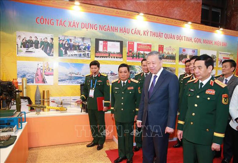 Tổng B&iacute; thư T&ocirc; L&acirc;m: Đổi mới, ho&agrave;n thiện phương thức bảo đảm hậu cần, kỹ thuật trong t&igrave;nh h&igrave;nh mới- Ảnh 3.