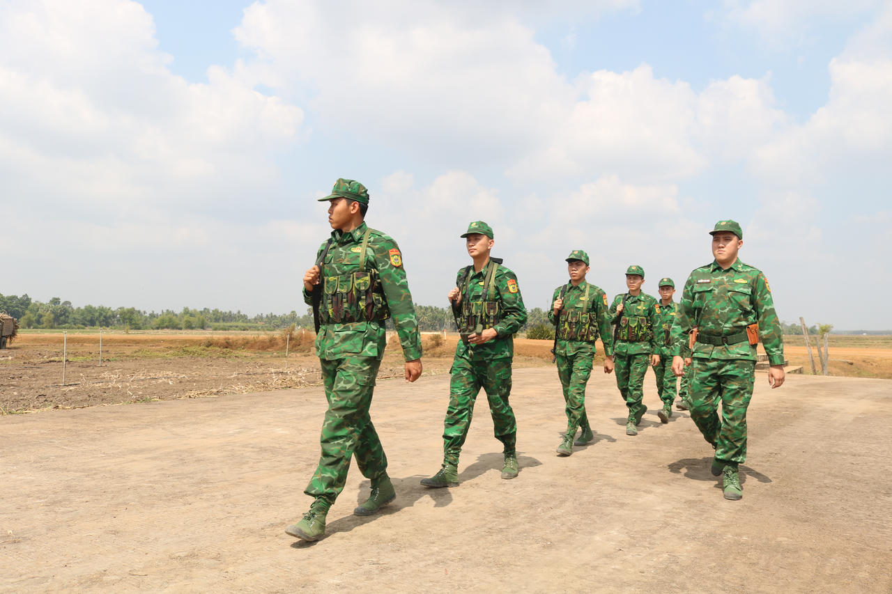 Đồn Biên phòng Tân Hà quyết tâm bảo vệ tuyệt đối an toàn cho Đại hội XIV của Đảng