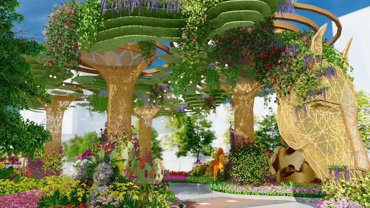 Đường hoa Nguyễn Huệ Tết Bính Ngọ 2026: “Xuân hội tụ – Vững bước vươn mình”