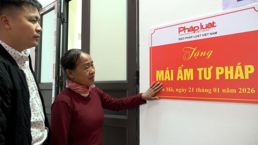 Báo Pháp luật Việt Nam trao ‘Mái ấm Tư pháp’ tại xã Yên Mô, Ninh Bình