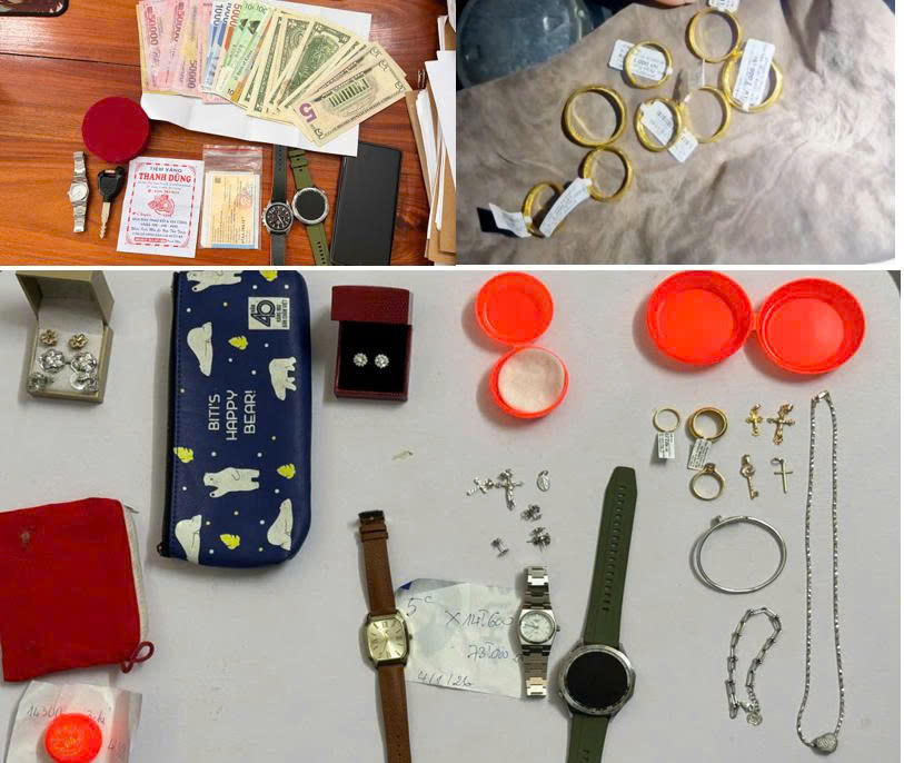 Khởi tố, tạm giam 2 đối tượng chuyên đột nhập nhà dân trộm tiền, vàng