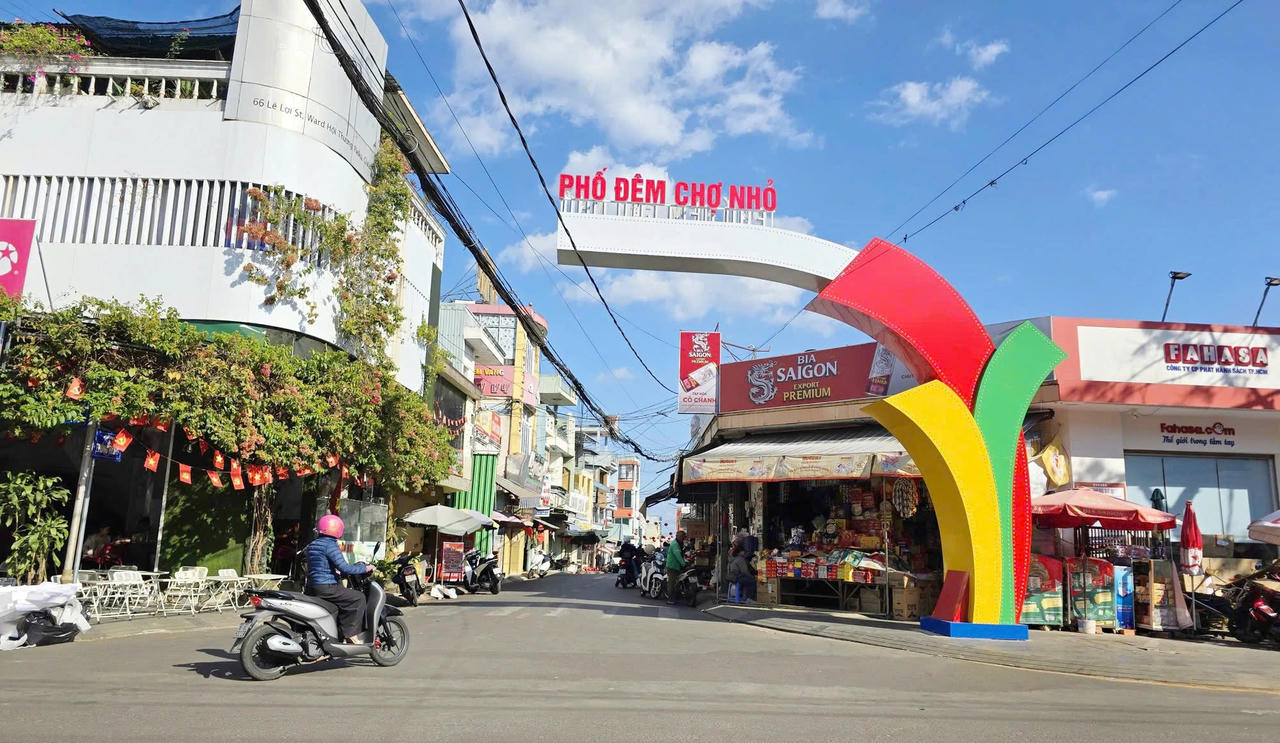 Phố ẩm thực đêm Diên Hồng sẵn sàng vận hành, tạo “điểm nhấn” du lịch phố núi Gia Lai