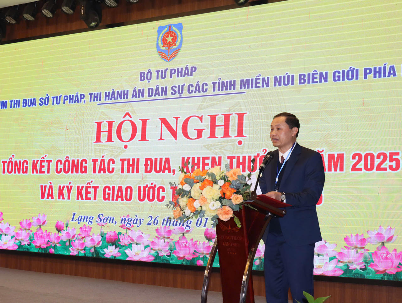 Cụm Sở Tư pháp và Thi hành án dân sự 7 tỉnh miền núi biên giới phía Bắc tổng kết thi đua