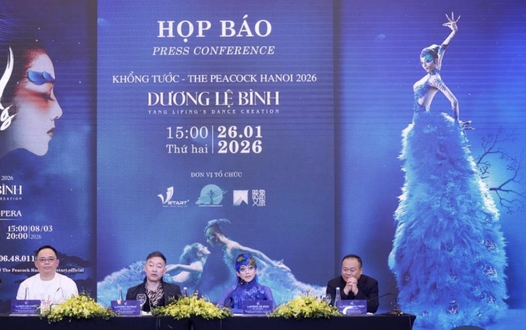 “Chim công làng múa” của Trung Quốc sẽ biểu diễn “Khổng tước” tại Việt Nam