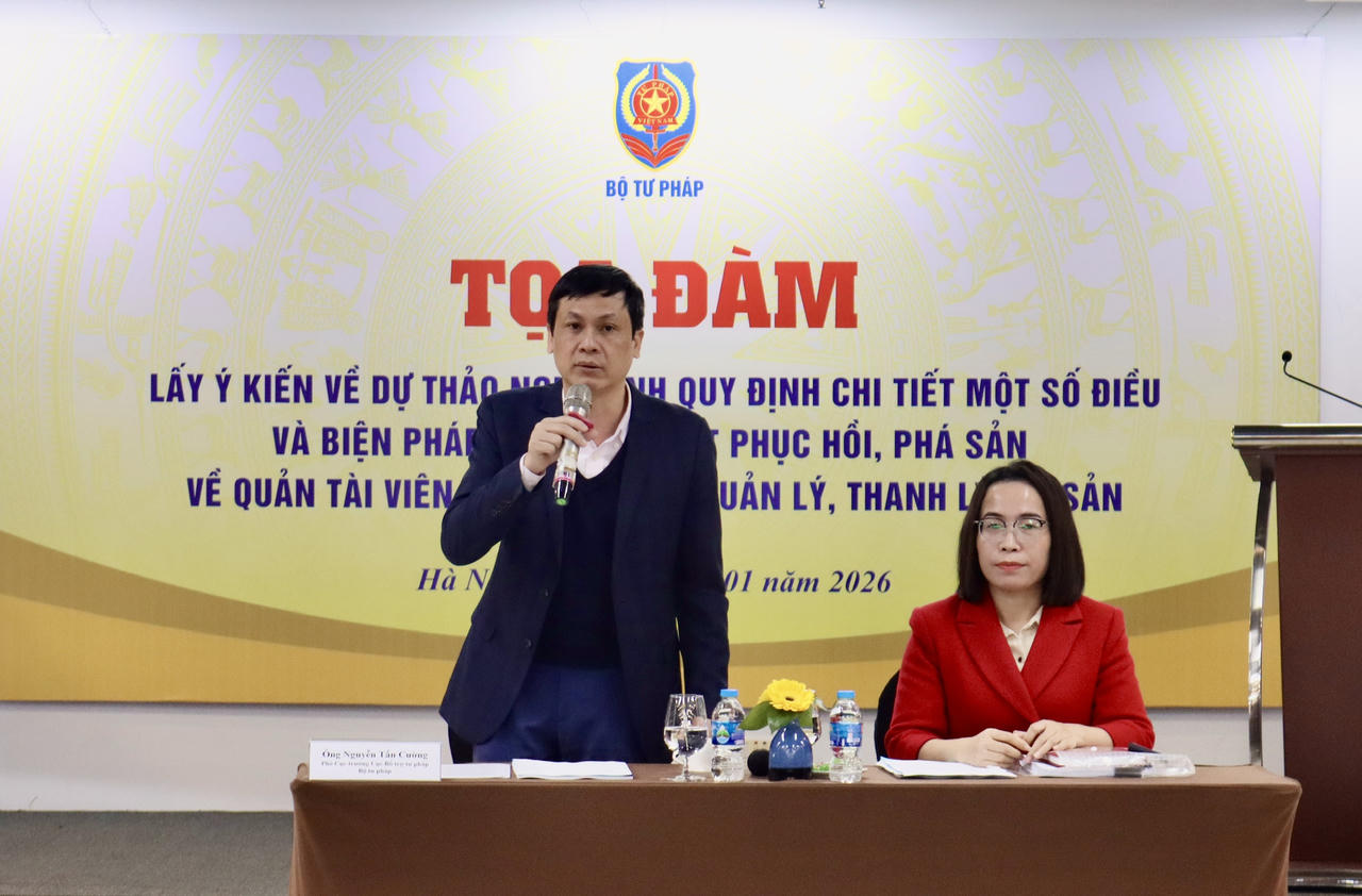 Đề xuất bổ sung trường hợp cá nhân không được hành nghề quản lý, thanh lý tài sản