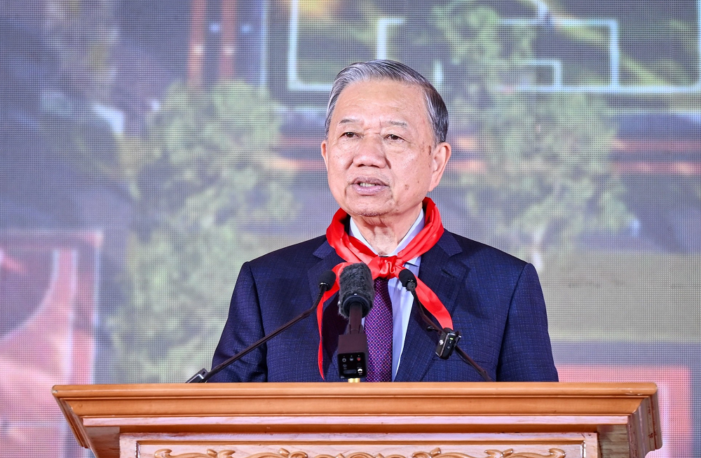 Tổng Bí thư Tô Lâm dự lễ khánh thành Trường nội trú liên cấp Si Pa Phìn