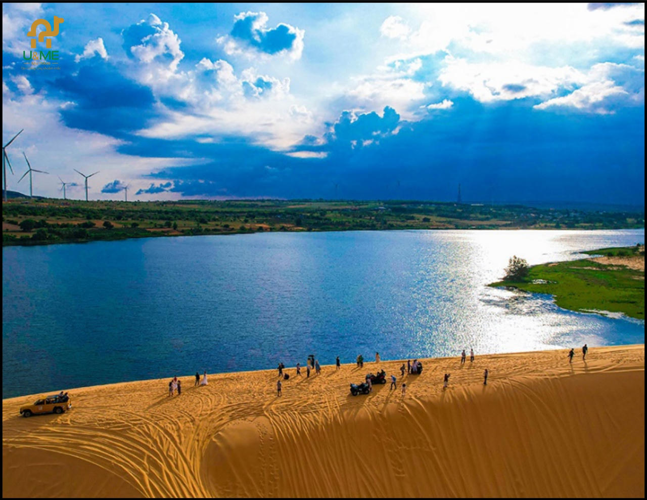 Bàu Trắng U&Me – “Ốc đảo Bồng Lai” giữa miền cát, gió